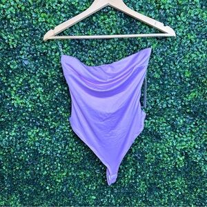 Lilac tube top bodysuit nwt‎